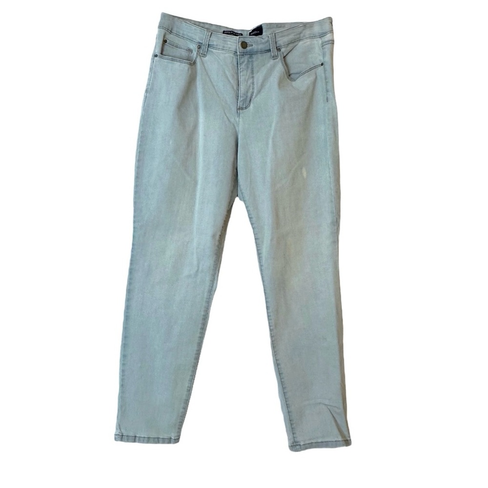 Charter Club Bristol Skinny Ankle Jeans Light Blue Wash Size Women’s 12 (Flawed)
